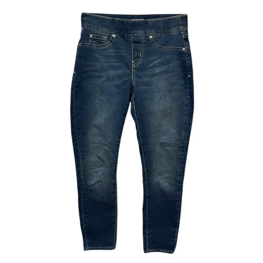 Signature Gold Levi Strauss Pull-On‎ Skinny Jeans Totally Shaping Size 2S 26x27